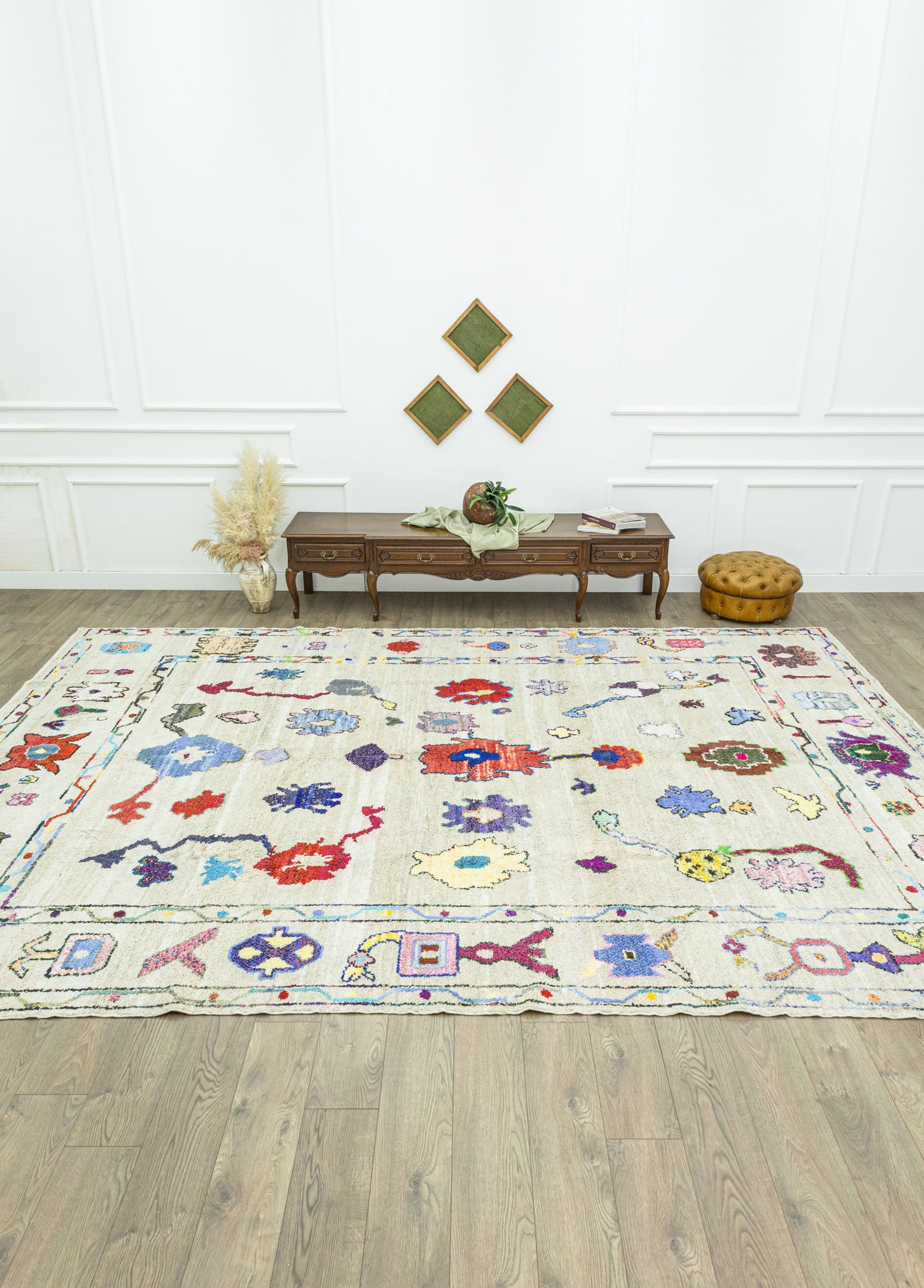 Tayen Uşak Tasarımlı Kendir Halı 310x440 cm