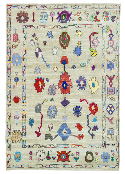 Tayen Uşak Tasarımlı Kendir Halı 310x440 cm