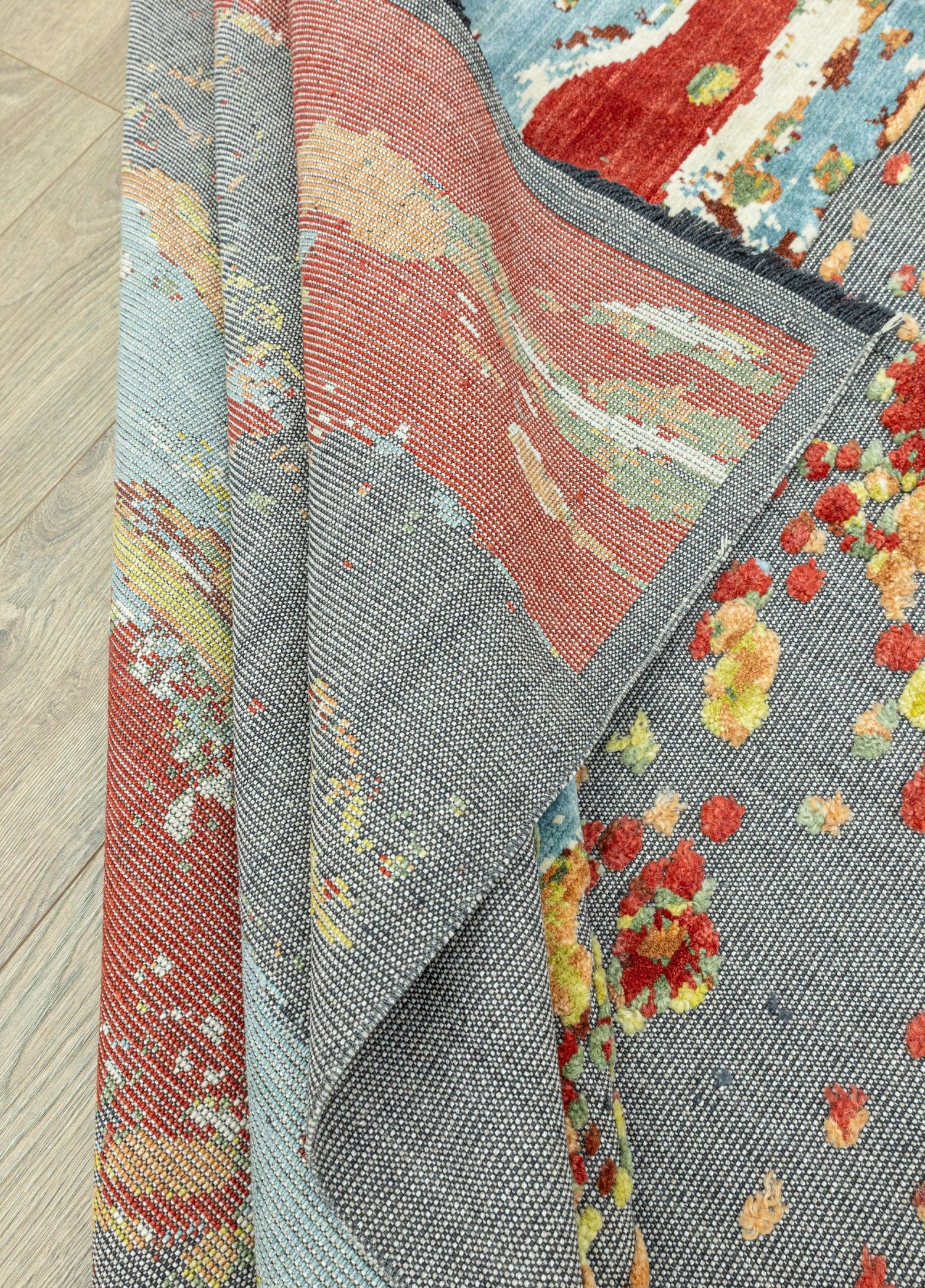 Taren Soyut Tasarımlı Tezgah Dokuma Halı 208x292 cm