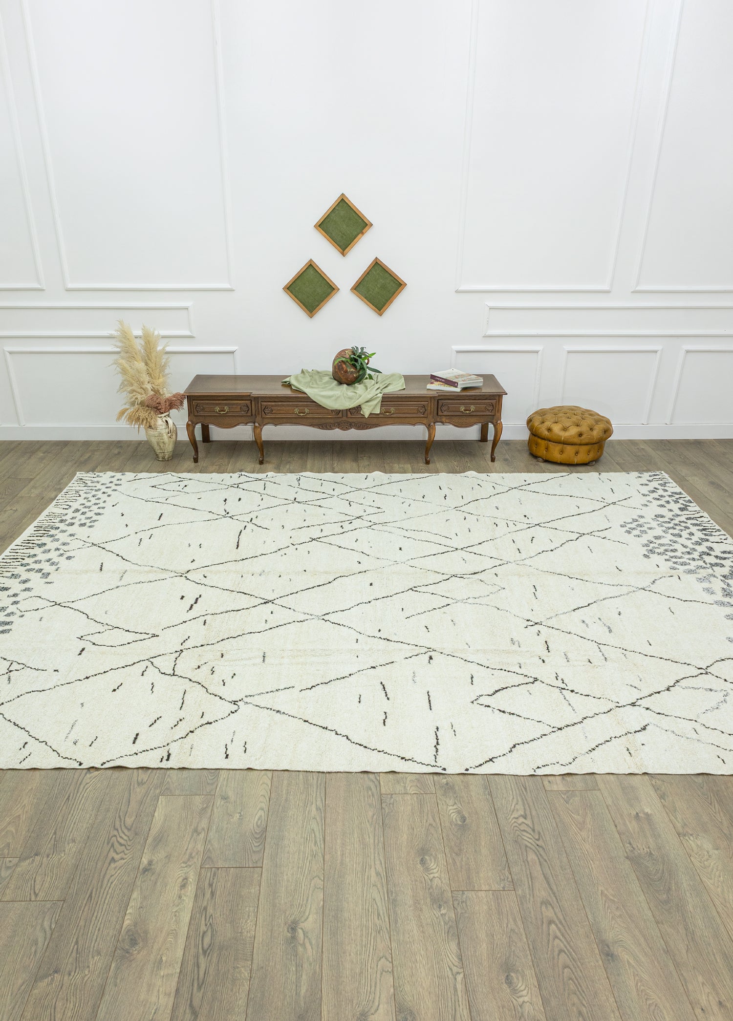 Salvia Modern Tasarımlı Kendir Halı 296x420 cm