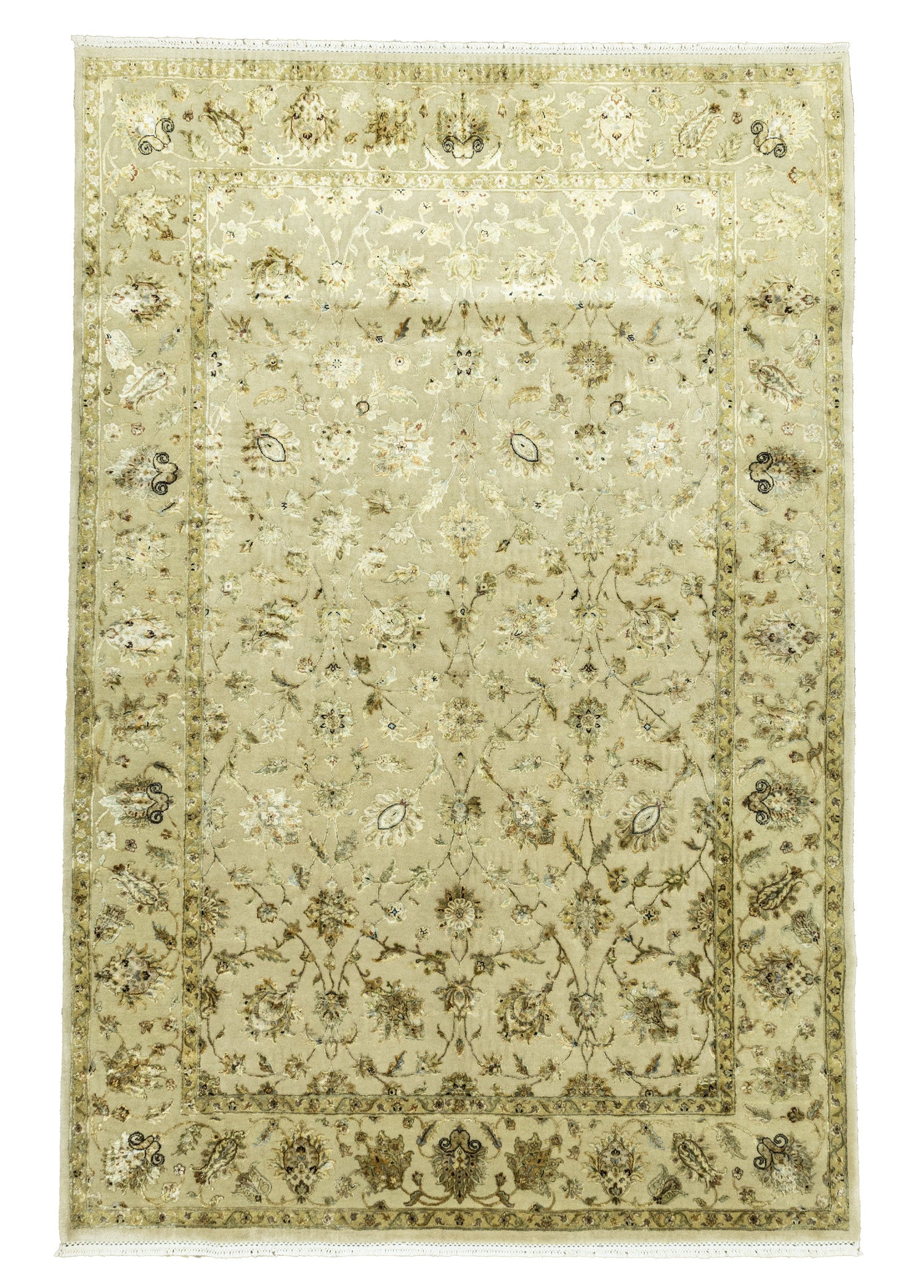 Abigail Çiçekli El Dokuma İpek Halı 185x278 cm