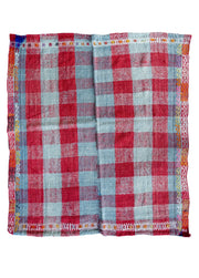 Ecmel Kare Desenli El Dokuma Kilim 122x139 cm