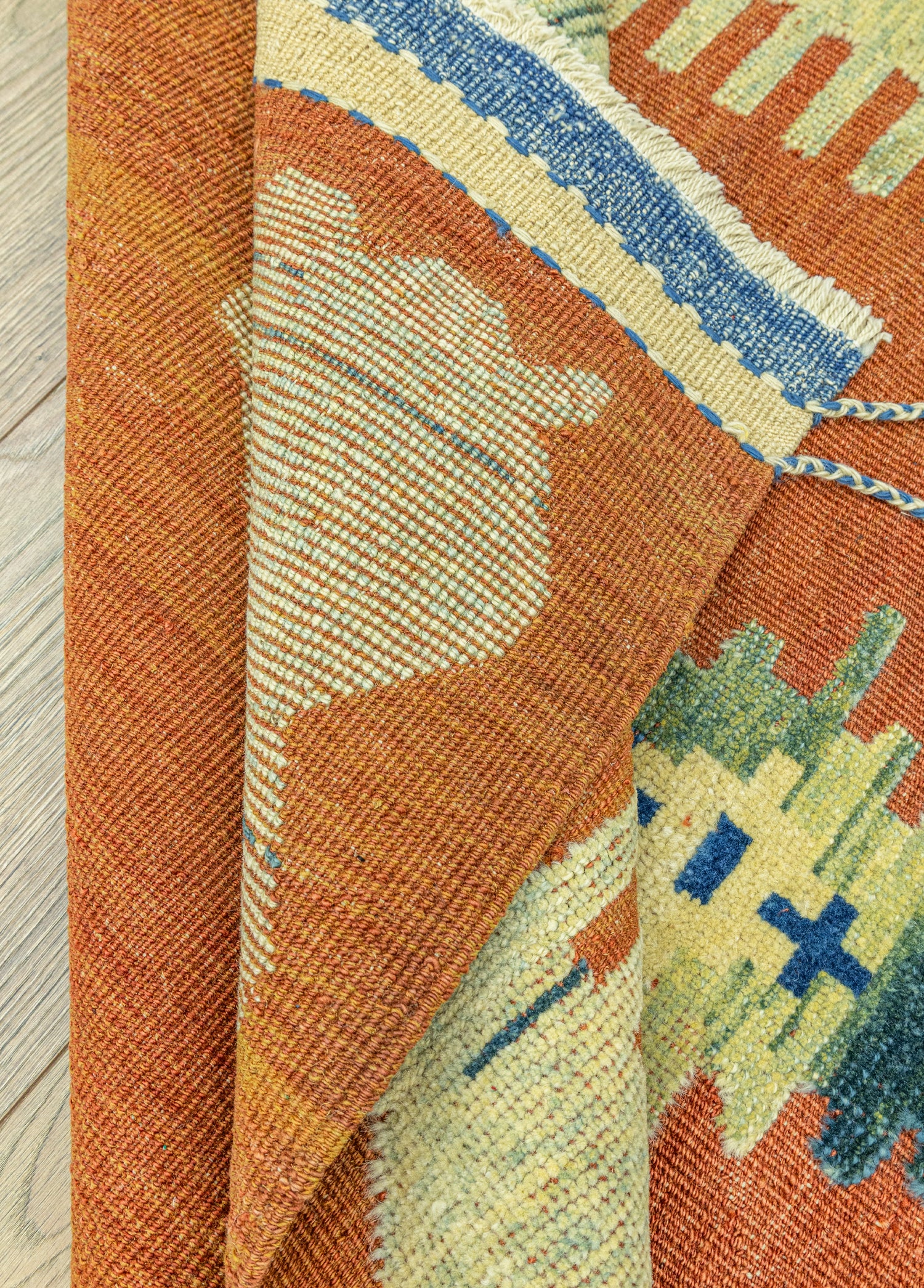 Sarven İlkel Tasarımlı Halı Kilim 106x145 cm