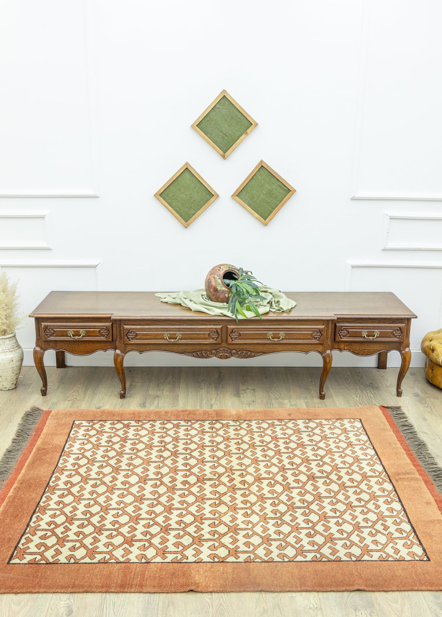 Dahlia El Dokuma Yün Halı 150x192 cm