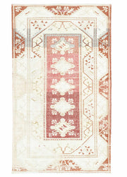Atalan Abrajlı El Dokuma Yün Milas Halısı 182x310 cm