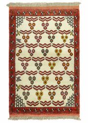 Neyra Çintemani Desenli Yün Halı 90x130 cm