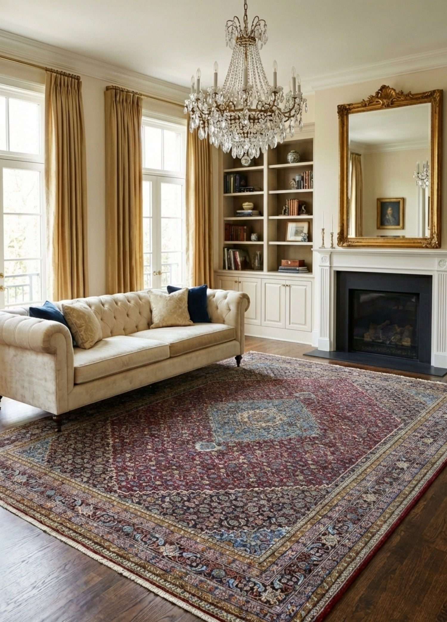 Haver Dekoratif El Dokuma İran Halısı 193x301 cm