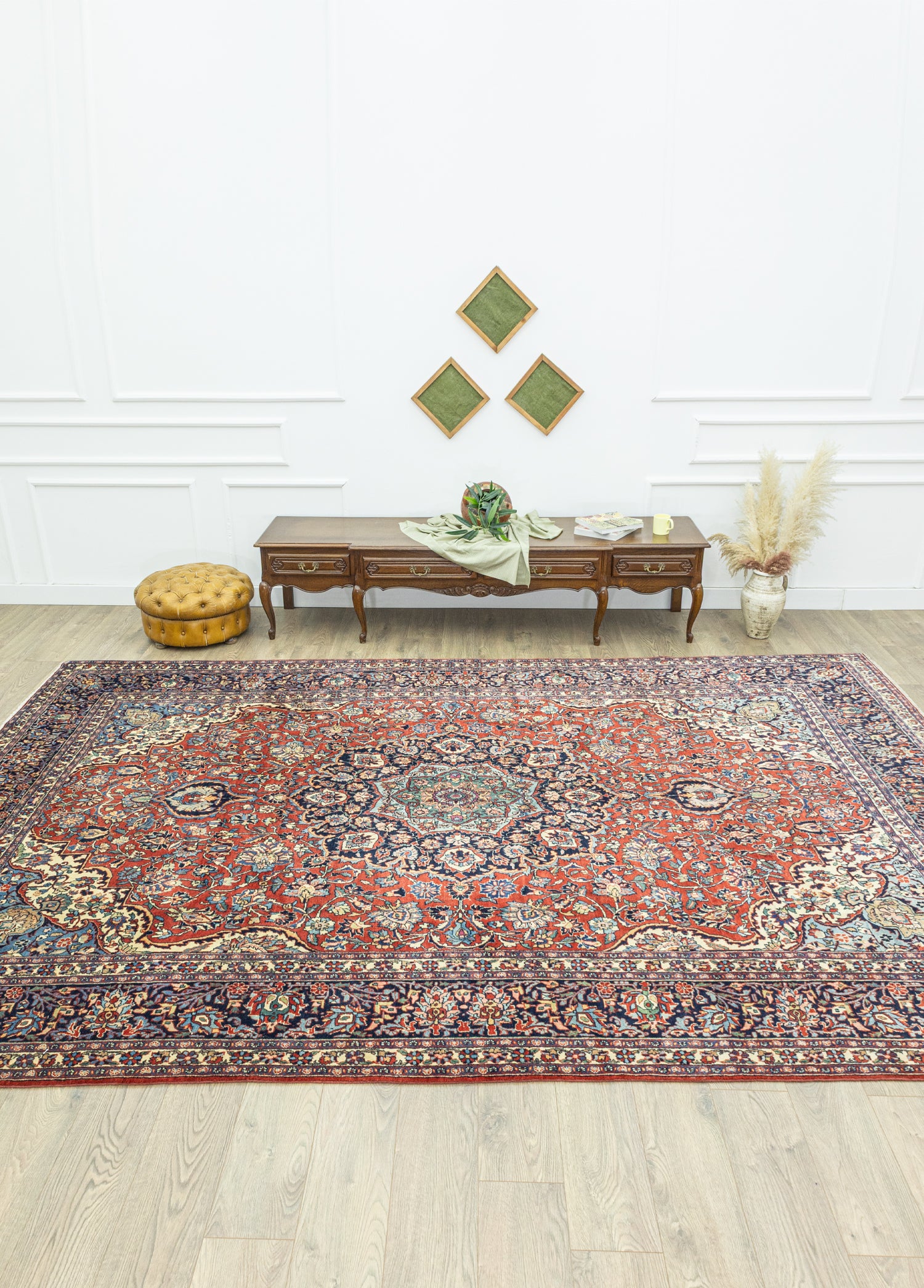 Miyane Dekoratif El Dokuma İran Halısı 259x399 cm