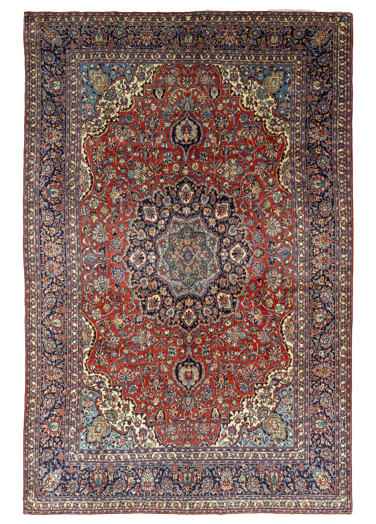 Miyane Dekoratif El Dokuma İran Halısı 259x399 cm