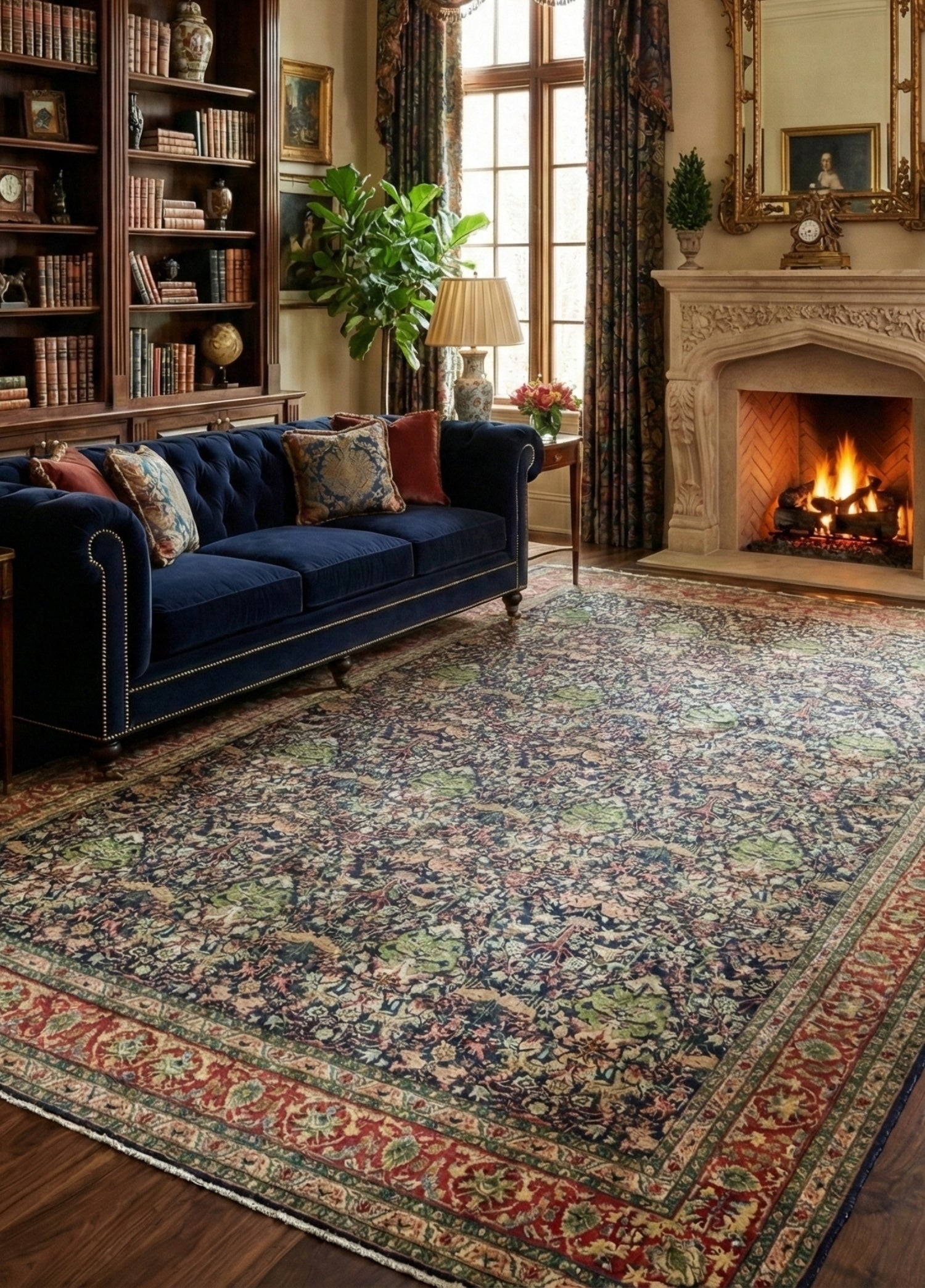 Abay El Dokuma Dekoratif Hereke Halı 323x460 cm