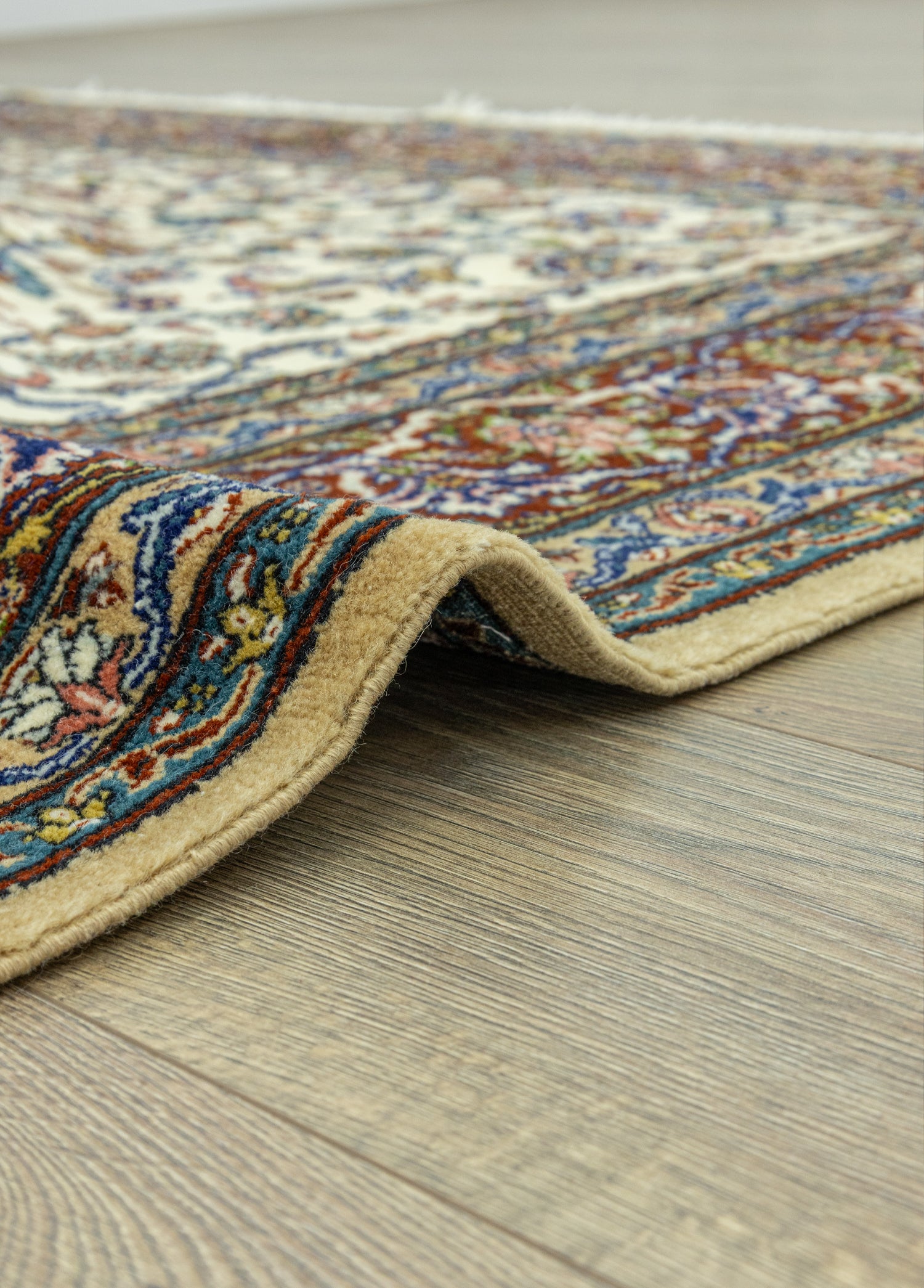 Zemes Çiçek Motifli El Dokuma Hereke Halı 209x268 cm