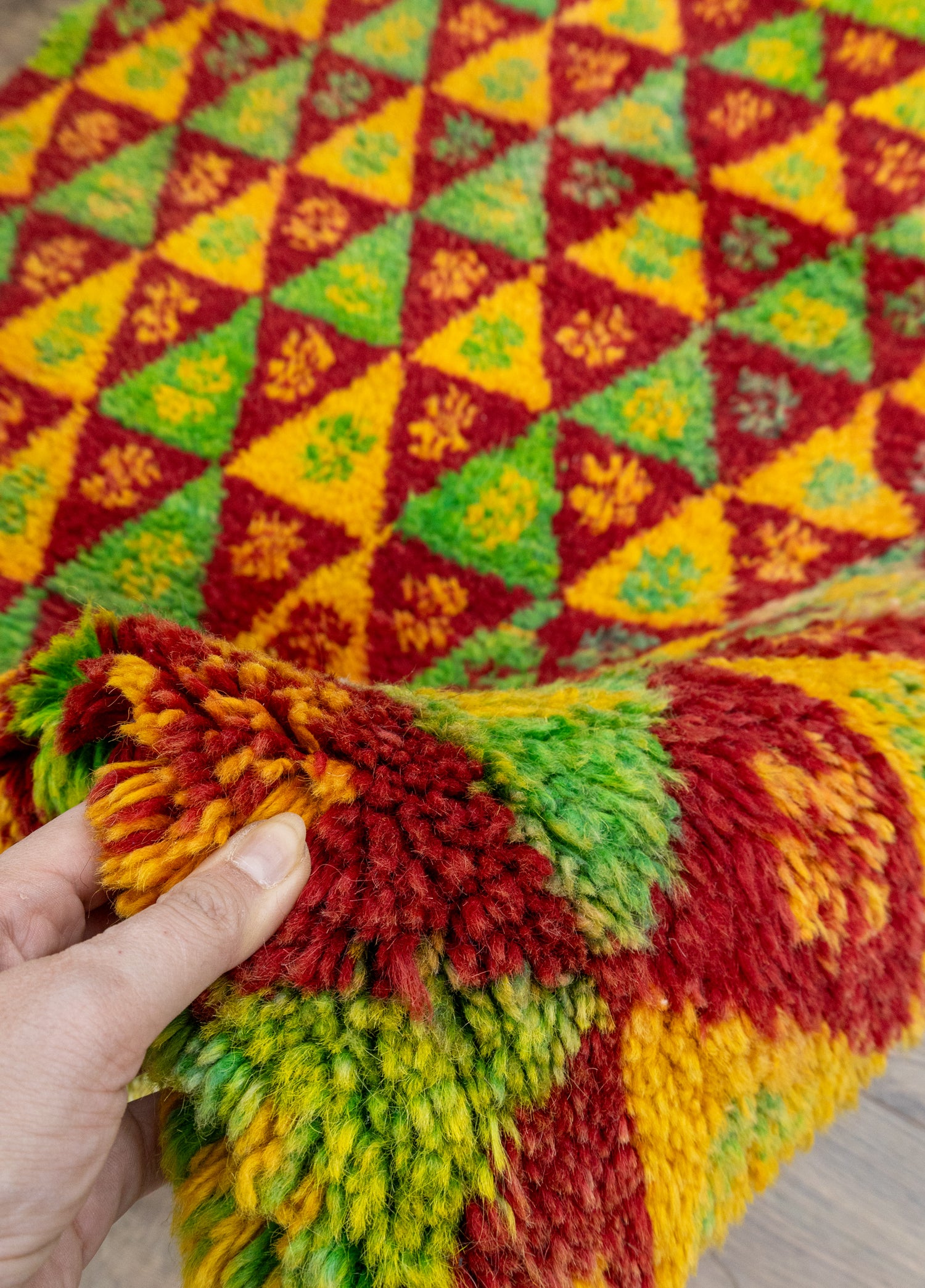 Seva Geometrik Desenli Dekoratif Tülü Halı 122x211 cm