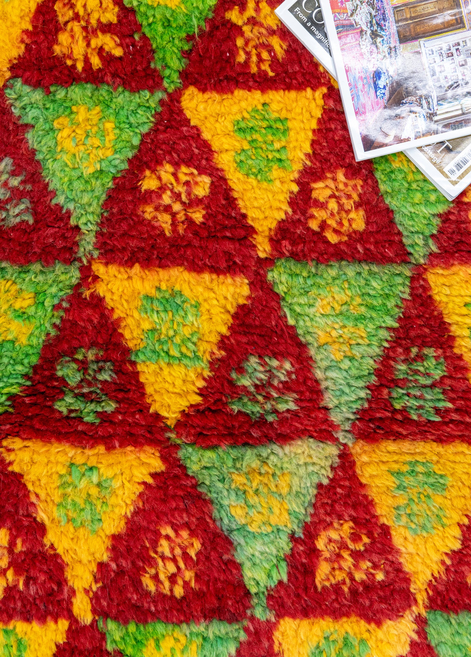 Seva Geometrik Desenli Dekoratif Tülü Halı 122x211 cm