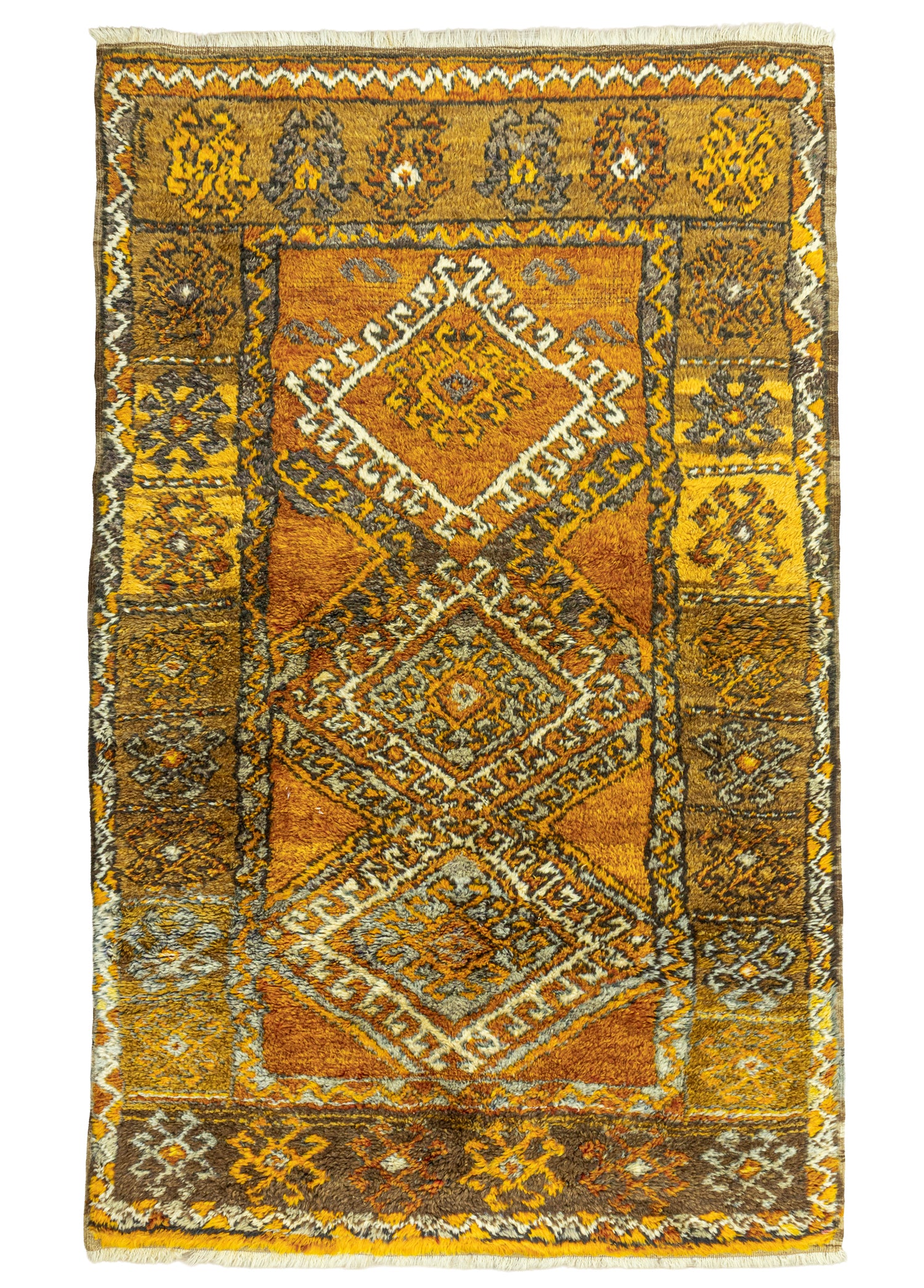 Berter Geometrik Tasarımlı Tülü Halı 108x169 cm