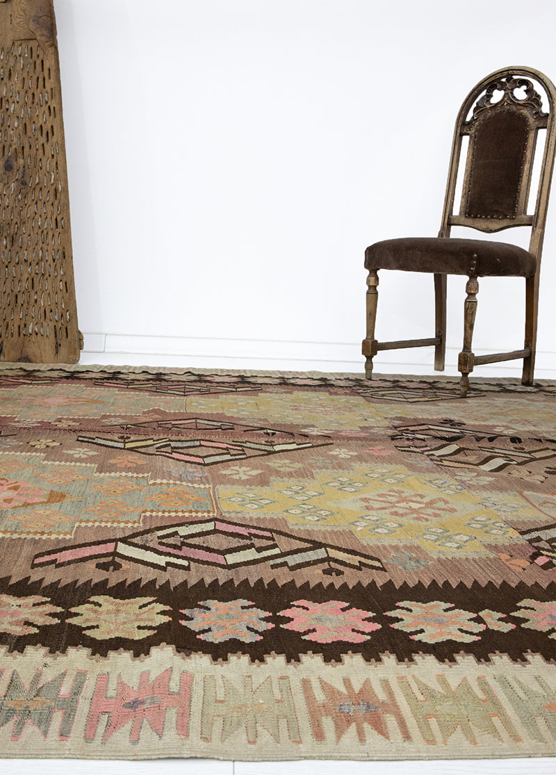 Killer Vintage Obruk Ethnic Patterned Rug 202x360 cm