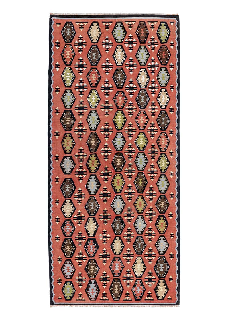 Karine Vintage Bohem Yün Kilim 95x211 cm