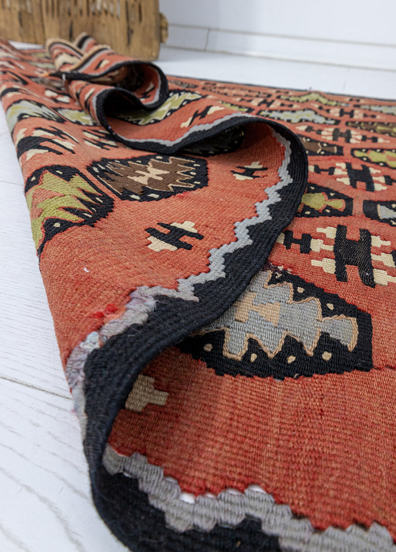 Karine Vintage Bohemian Wool Rug 95x211 cm