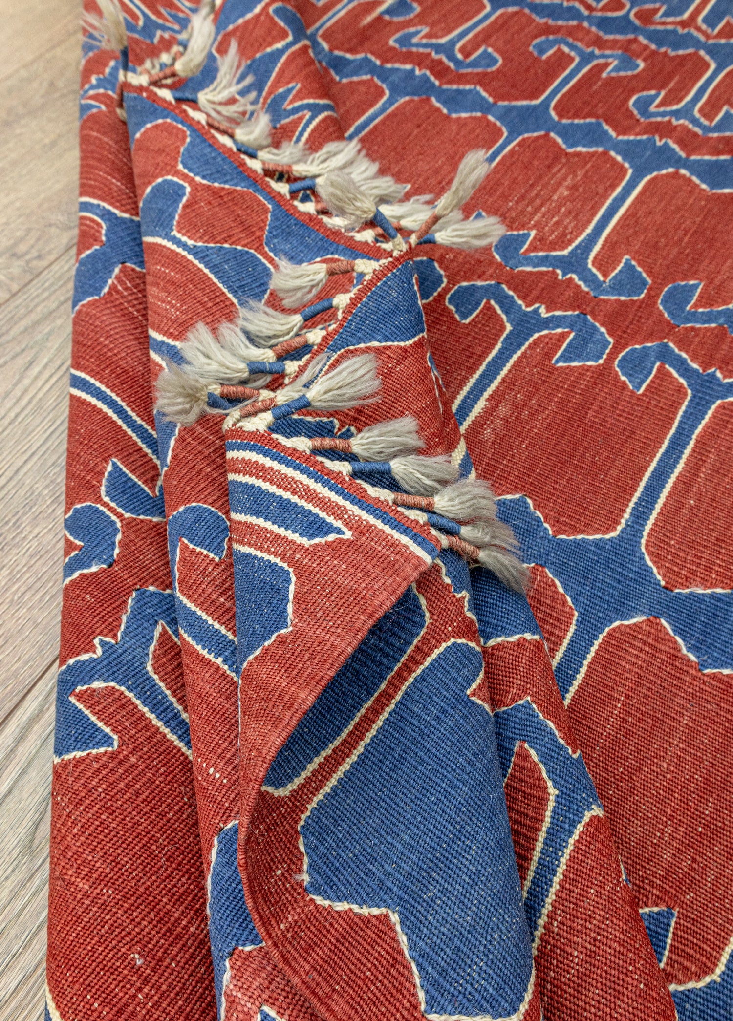Nova El Dokuma Kırmızı Yüncü Kilim 132x174 cm