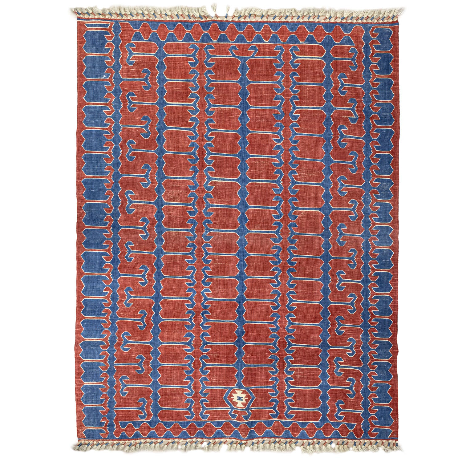 Nova El Dokuma Kırmızı Yüncü Kilim 132x174 cm