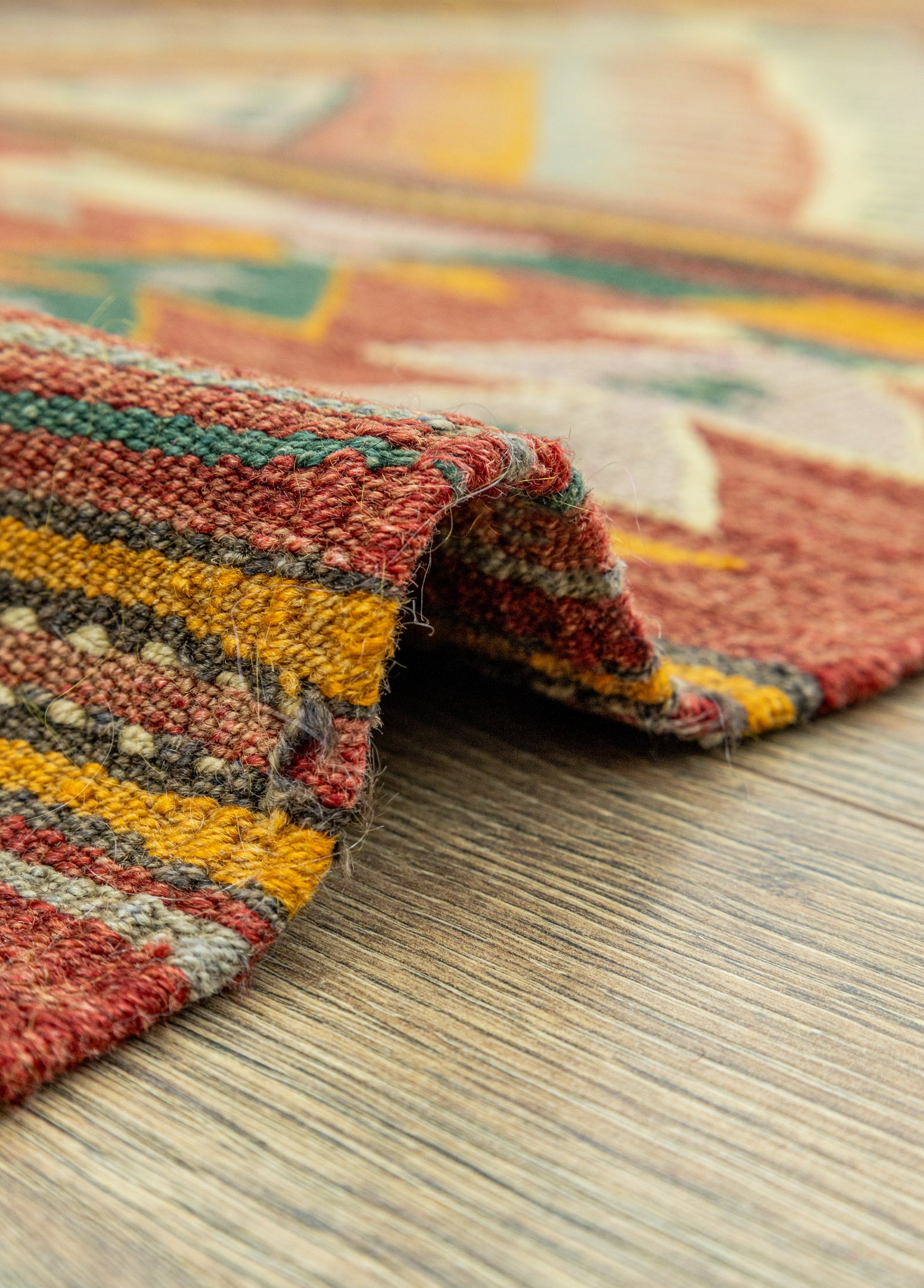 Dirse Renkli El Dokuma Kilim 117x213 cm