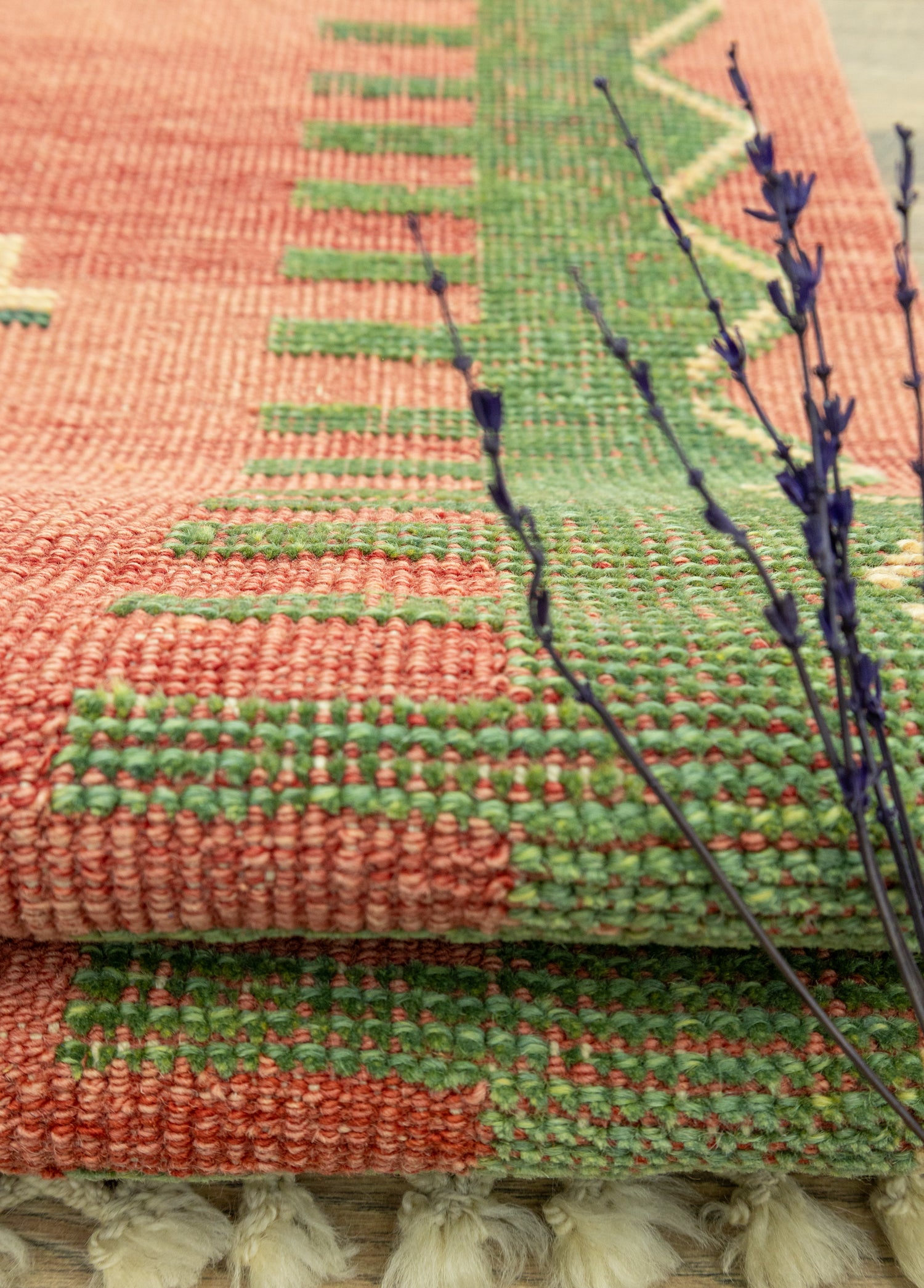 Tiznit Dekoratif Yün Halı Kilim 95x130 cm