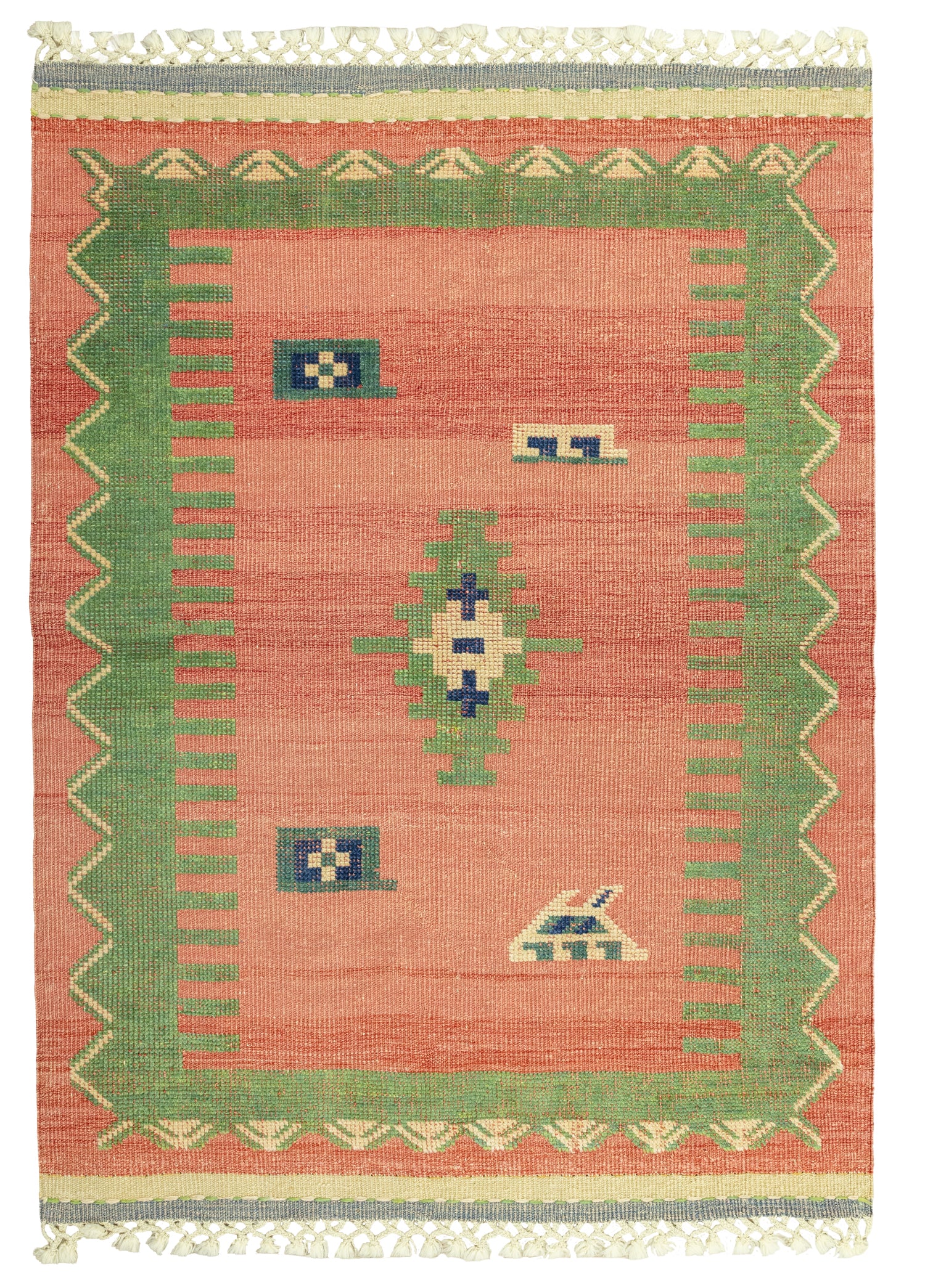 Tiznit Dekoratif Yün Halı Kilim 95x130 cm