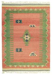 Tiznit Dekoratif Yün Halı Kilim 95x130 cm