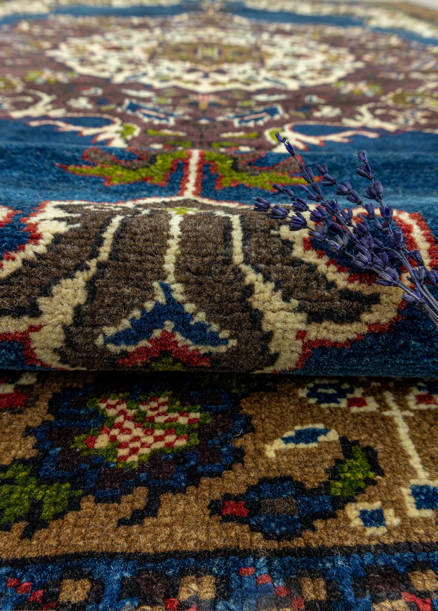 Sanna Floral Tasarımlı Yün Halı 181x302 cm