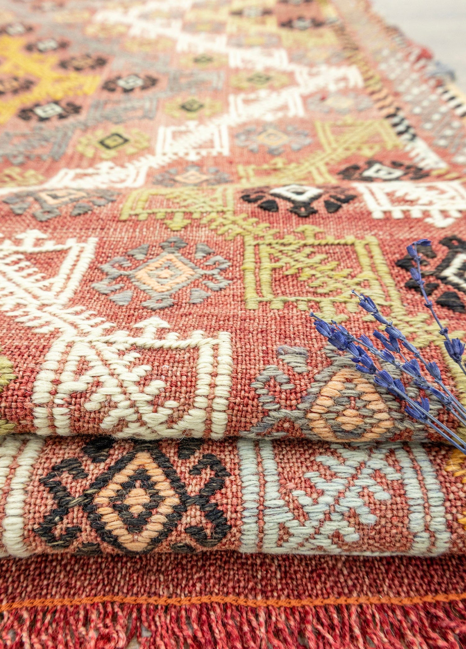 Hamed Çift Kanat El Dokuma Cicim Kilim 182x297 cm – Soho Antiq