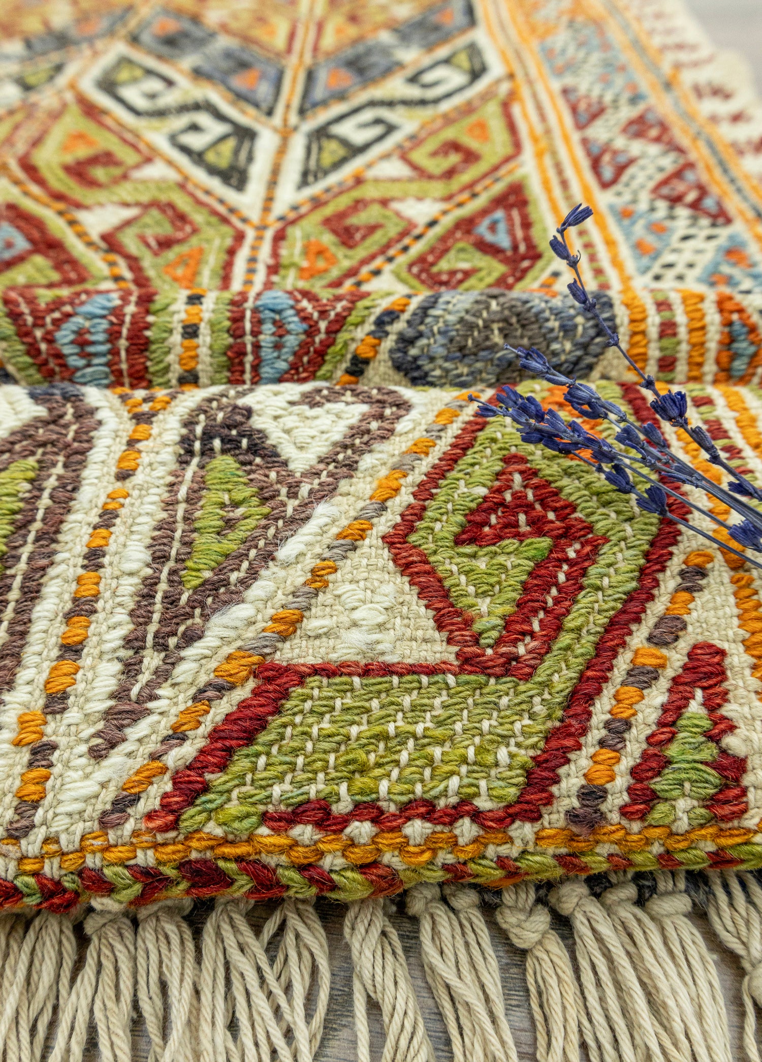 Glenn Geometrik Desenli Cicim Kilim 173x325 cm