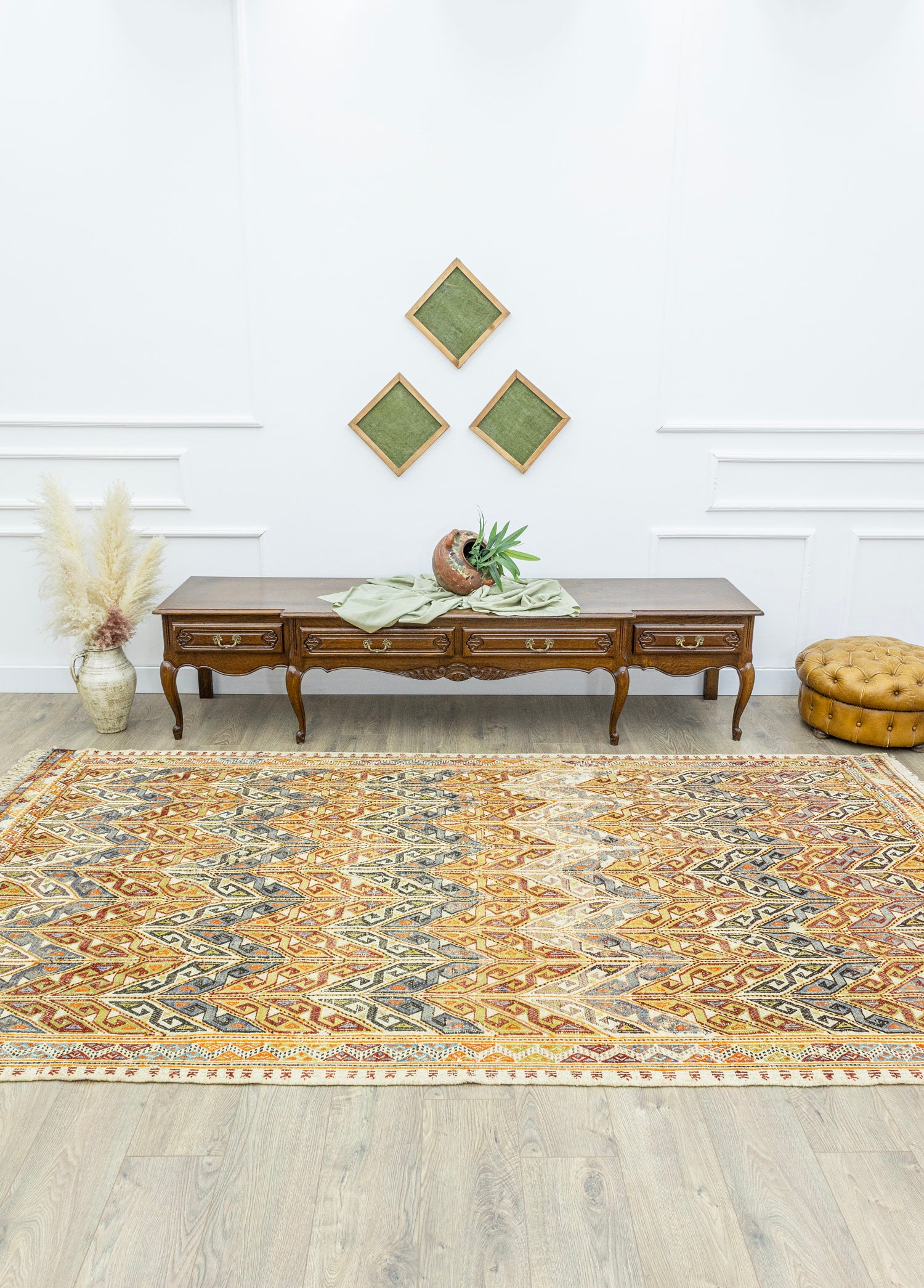 Glenn Geometrik Desenli Cicim Kilim 173x325 cm