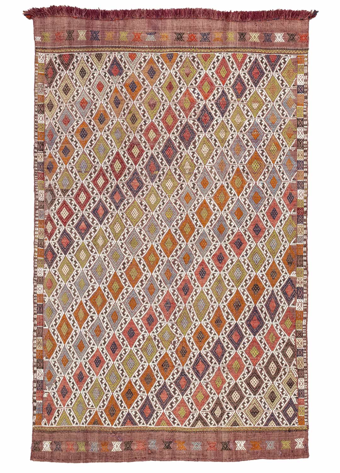 Cidal Etnik Tasarımlı El Dokuma Kilim 146x235 cm