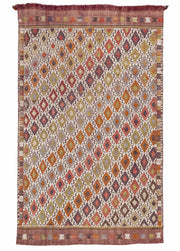 Cidal Etnik Tasarımlı El Dokuma Kilim 146x235 cm