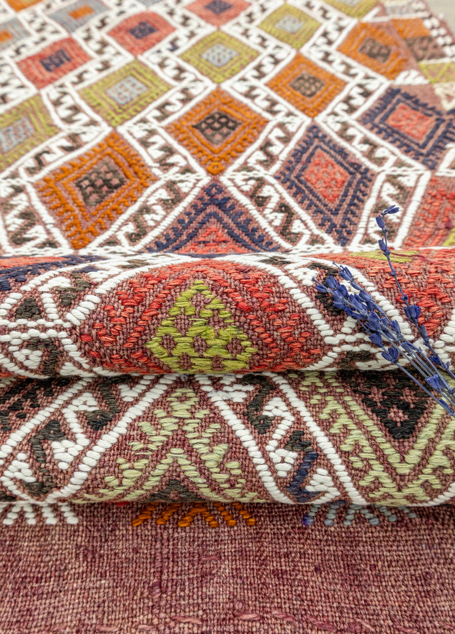 Cidal Etnik Tasarımlı El Dokuma Kilim 146x235 cm