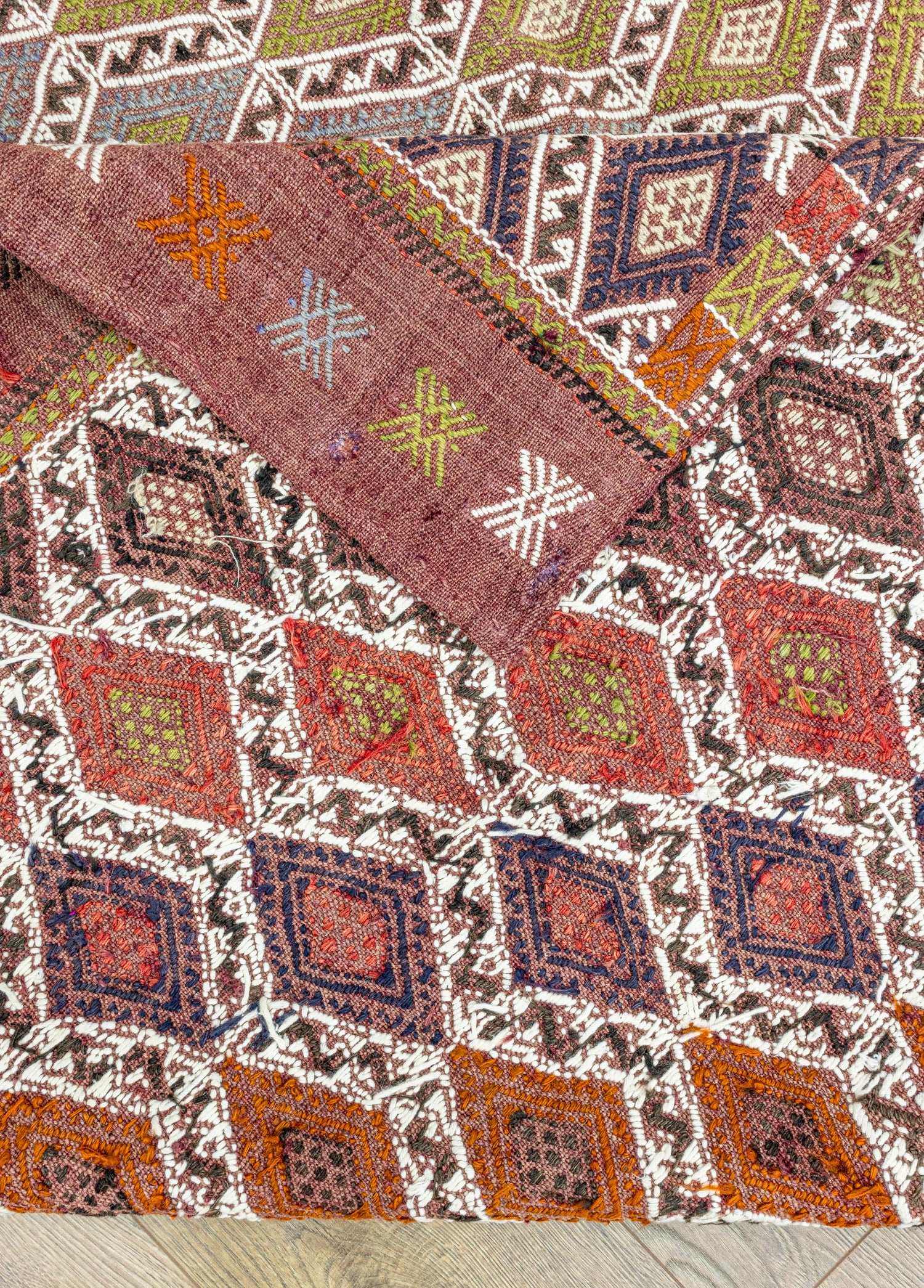 Cidal Etnik Tasarımlı El Dokuma Kilim 146x235 cm