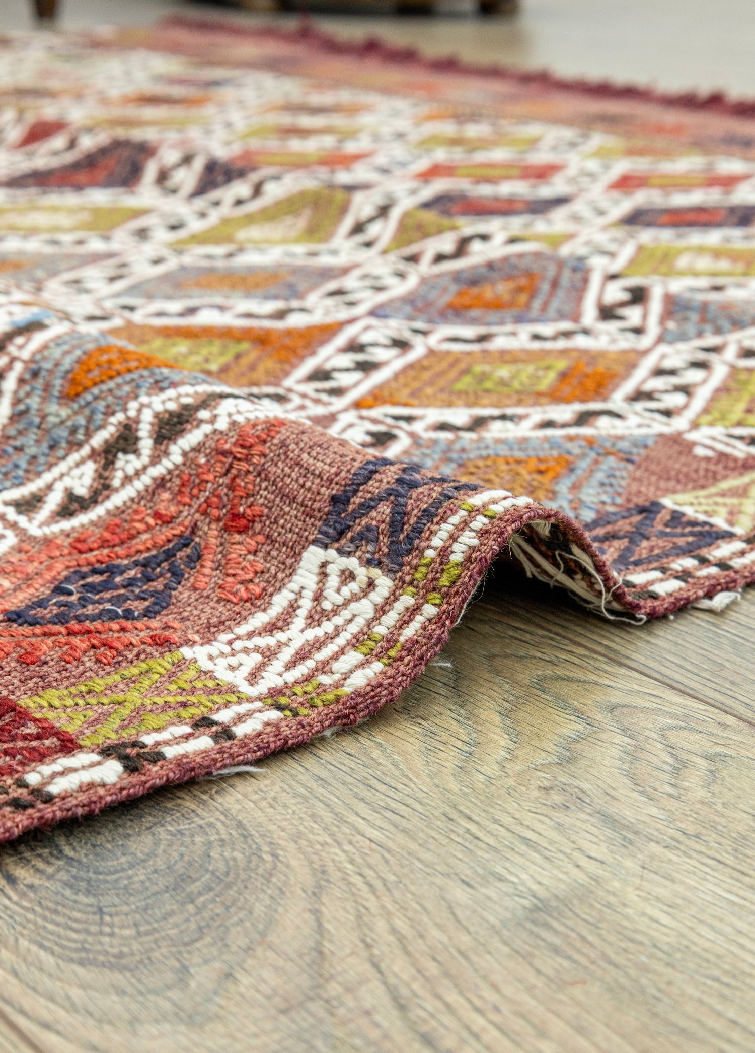 Cidal Etnik Tasarımlı El Dokuma Kilim 146x235 cm