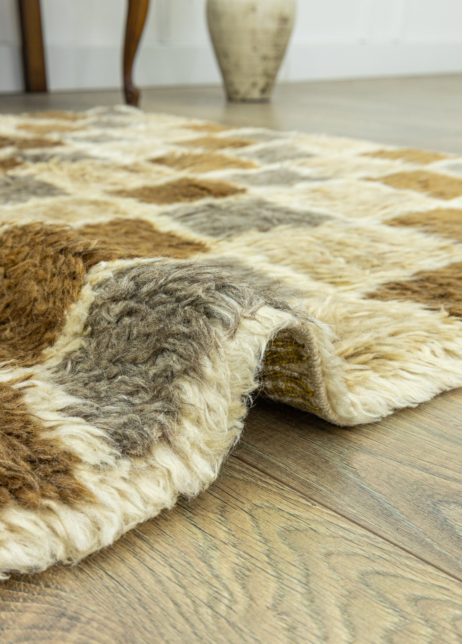 Florin Geometrik Tasarımlı Tülü Halı 116x190 cm