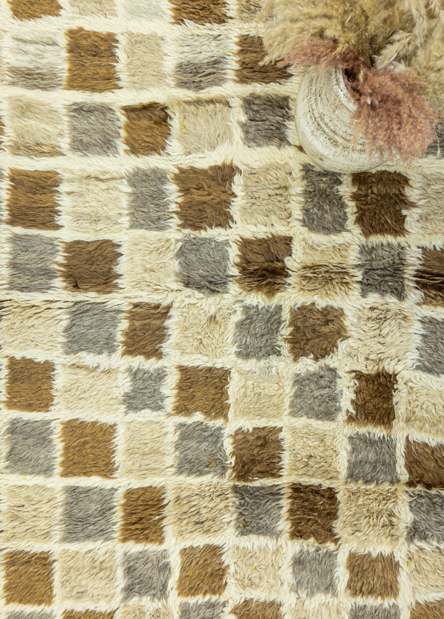 Florin Geometrik Tasarımlı Tülü Halı 116x190 cm