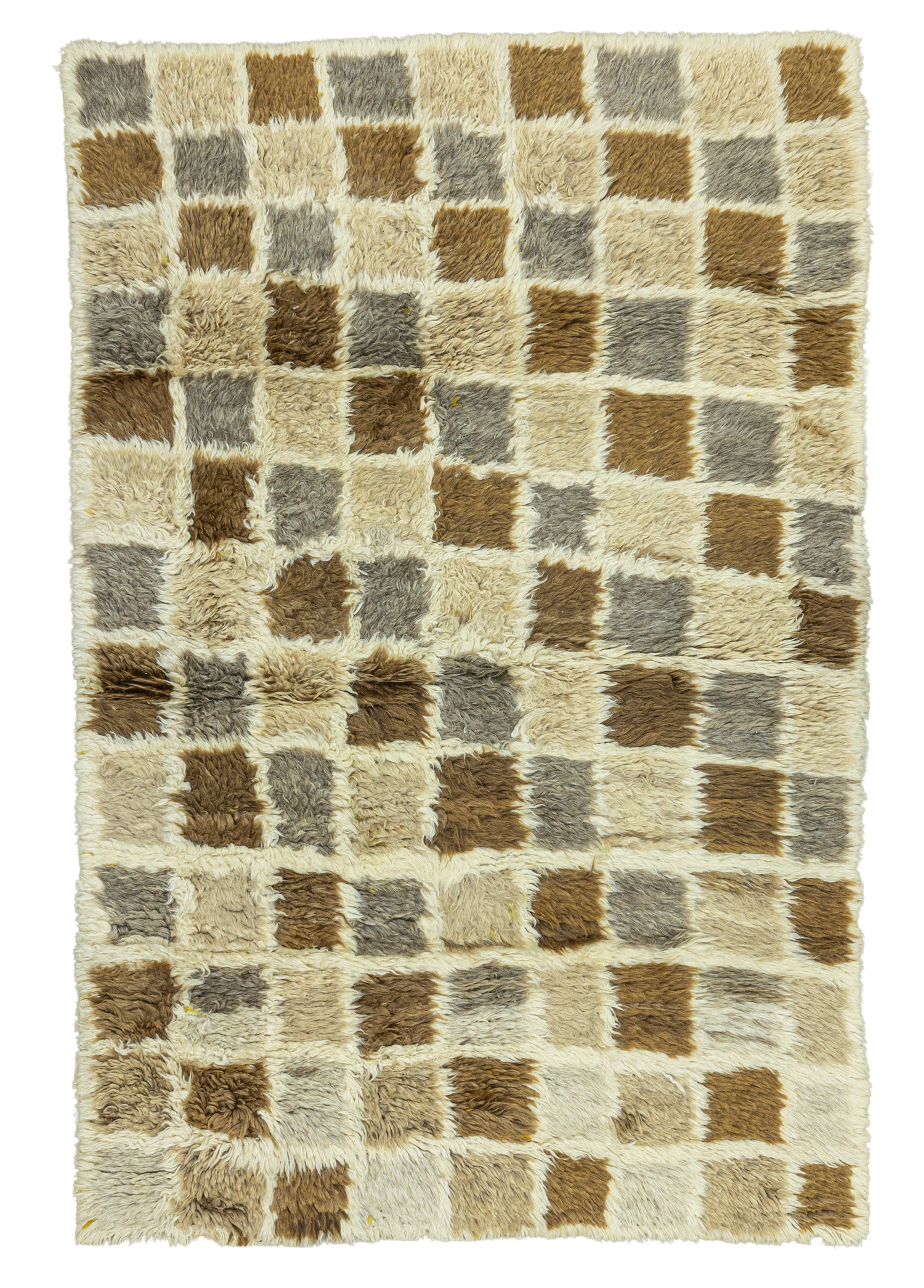 Florin Geometrik Tasarımlı Tülü Halı 116x190 cm