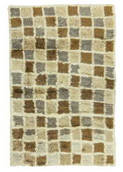 Florin Geometrik Tasarımlı Tülü Halı 116x190 cm