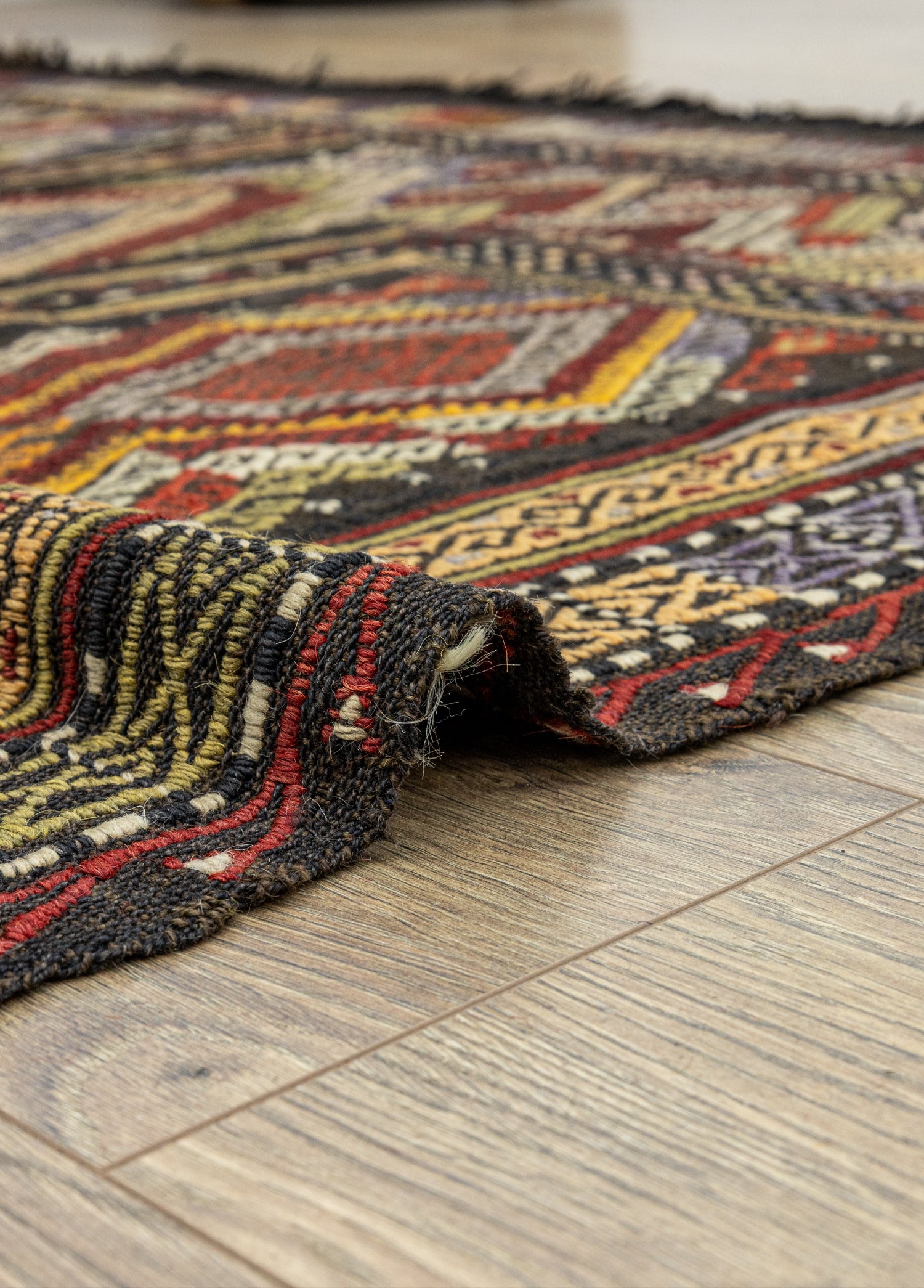 Ebren Geometrik El Dokuma Kilim 171x185 cm