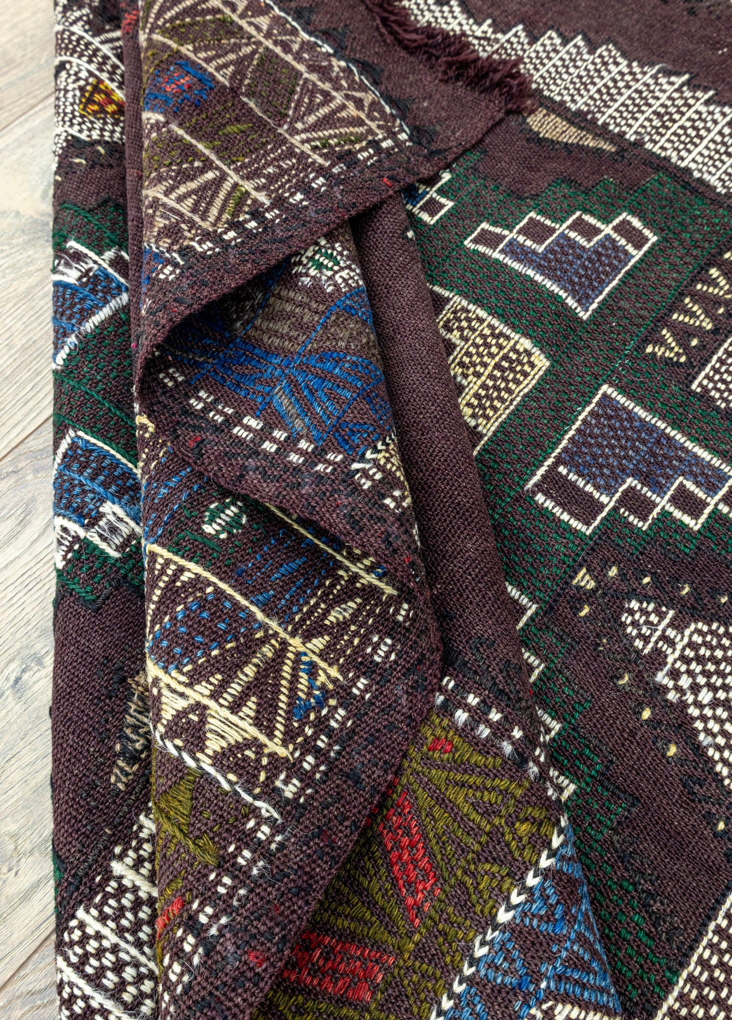 Açelya Rustik El Dokuma Cicim Yün Kilim 120x168 cm