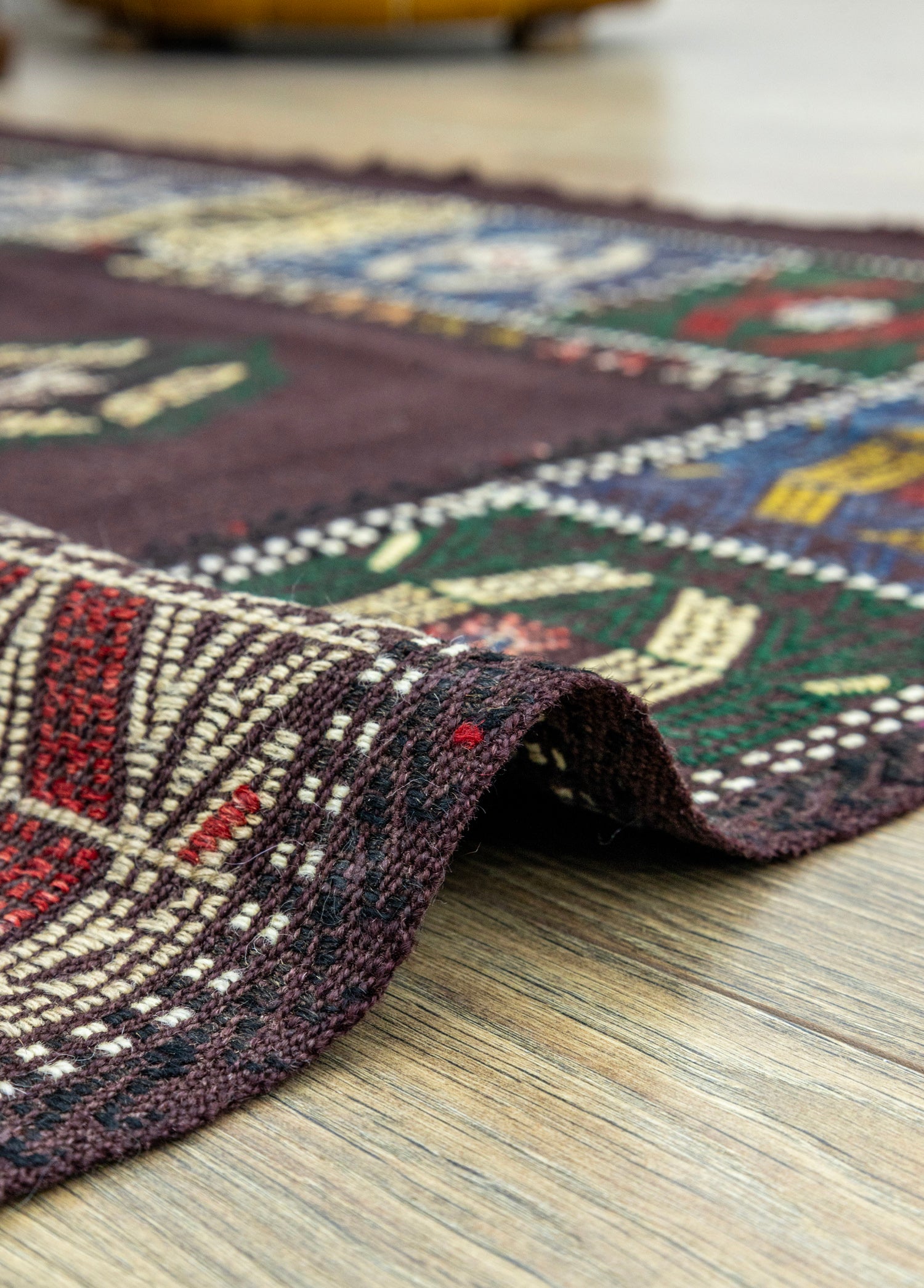 Açelya Rustik El Dokuma Cicim Yün Kilim 120x168 cm