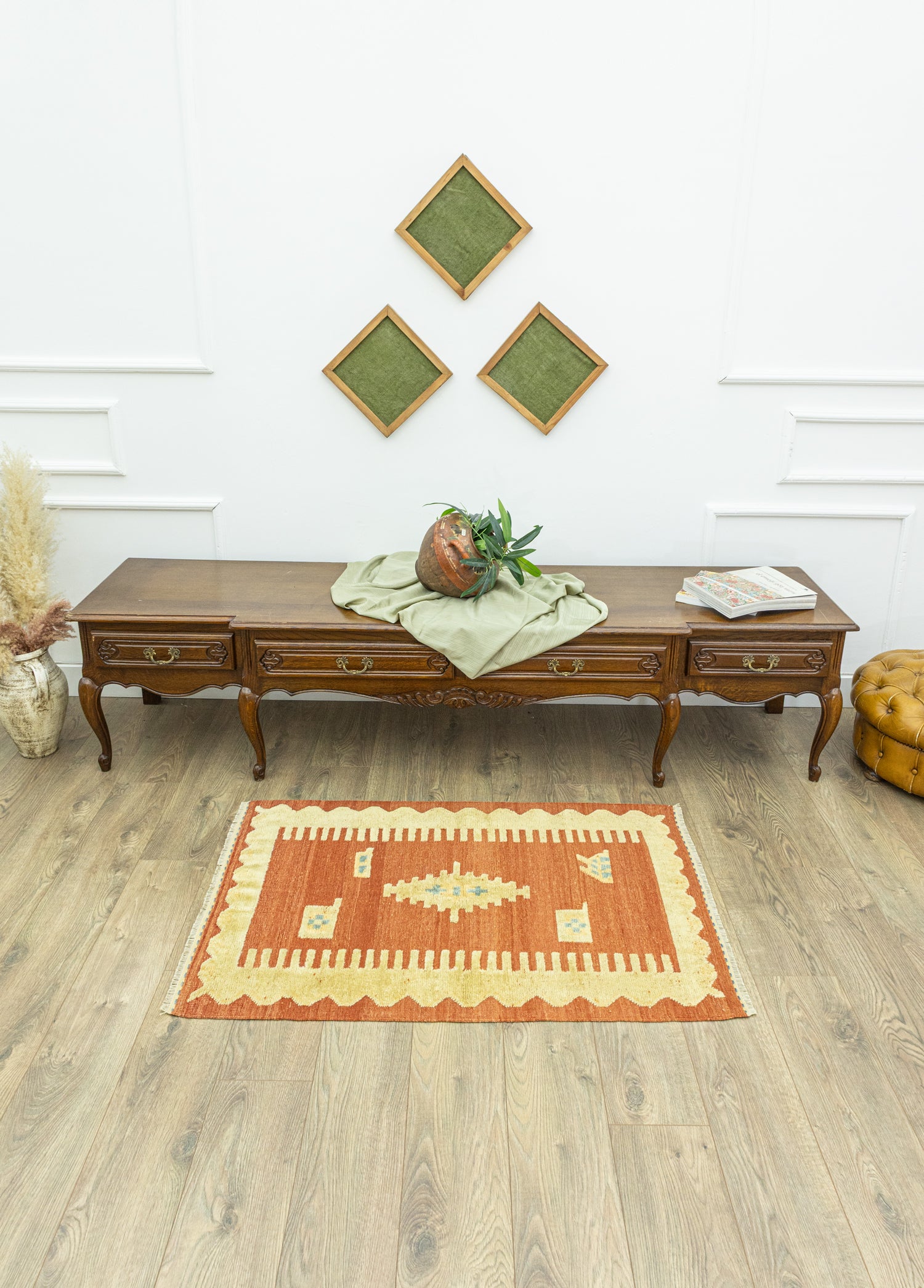 Taren İlkel Tasarımlı Halı Kilim 84x125 cm