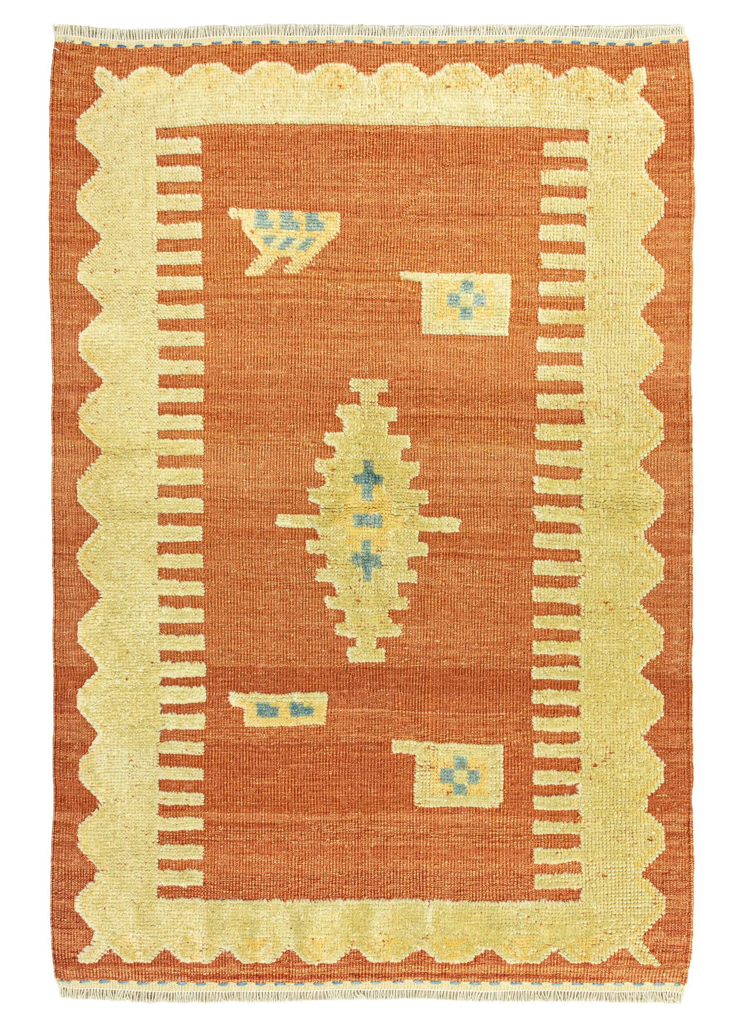 Taren İlkel Tasarımlı Halı Kilim 84x125 cm