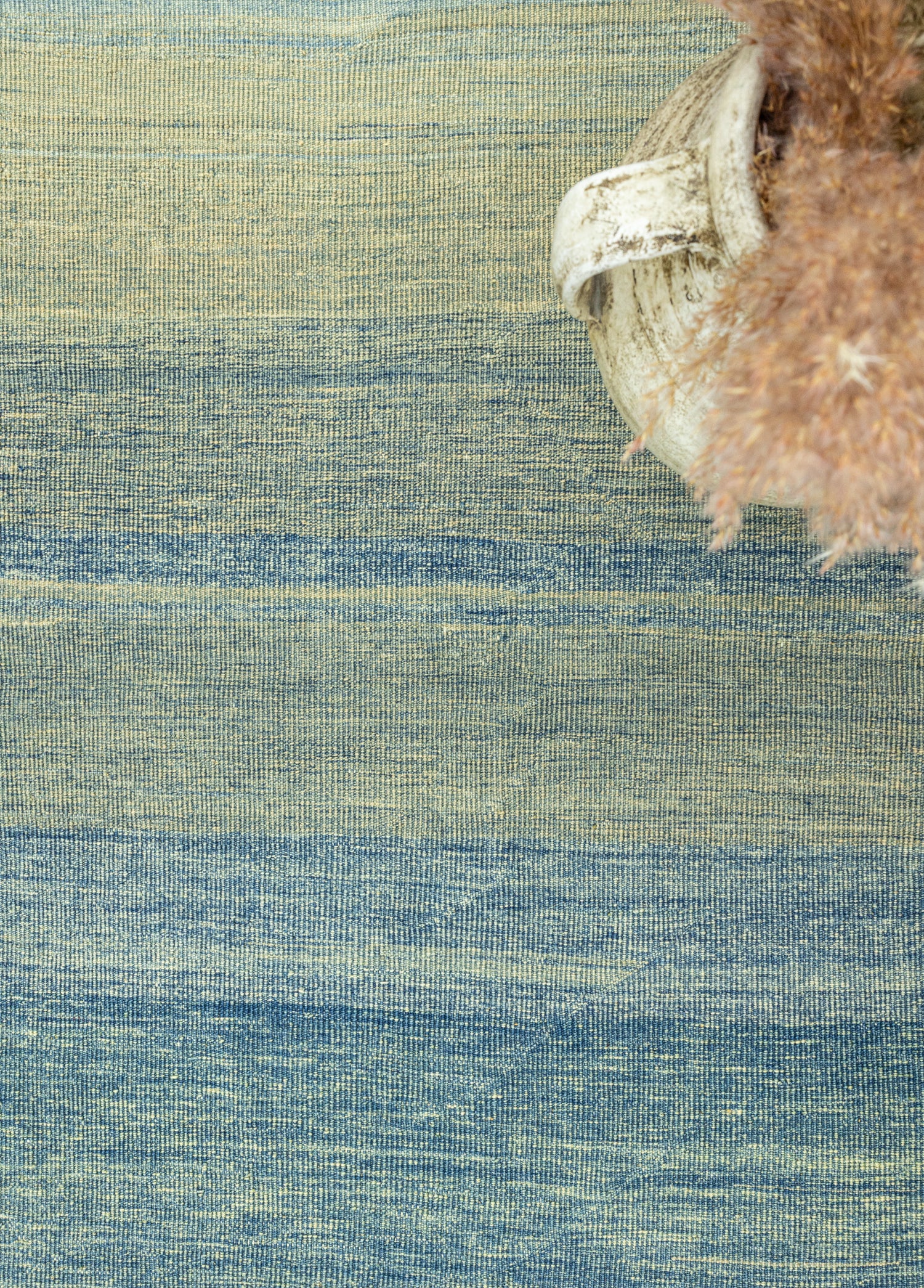 Nayel Abrajlı Kök Boya Halı Kilim 104x133 cm