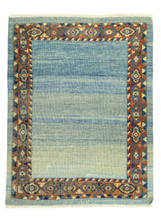 Nayel Abrajlı Kök Boya Halı Kilim 104x133 cm