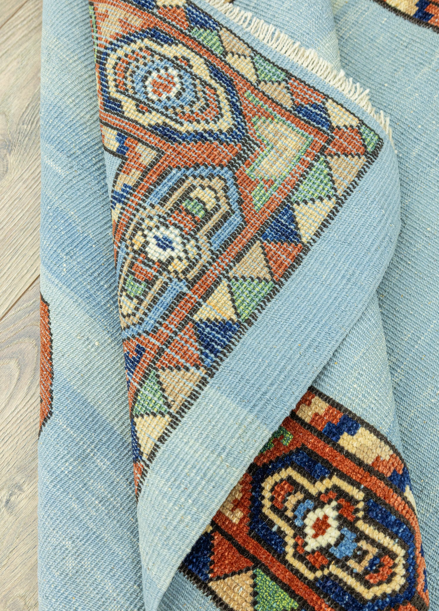 Boraz Etnik Tasarımlı Halı Kilim 111x136 cm