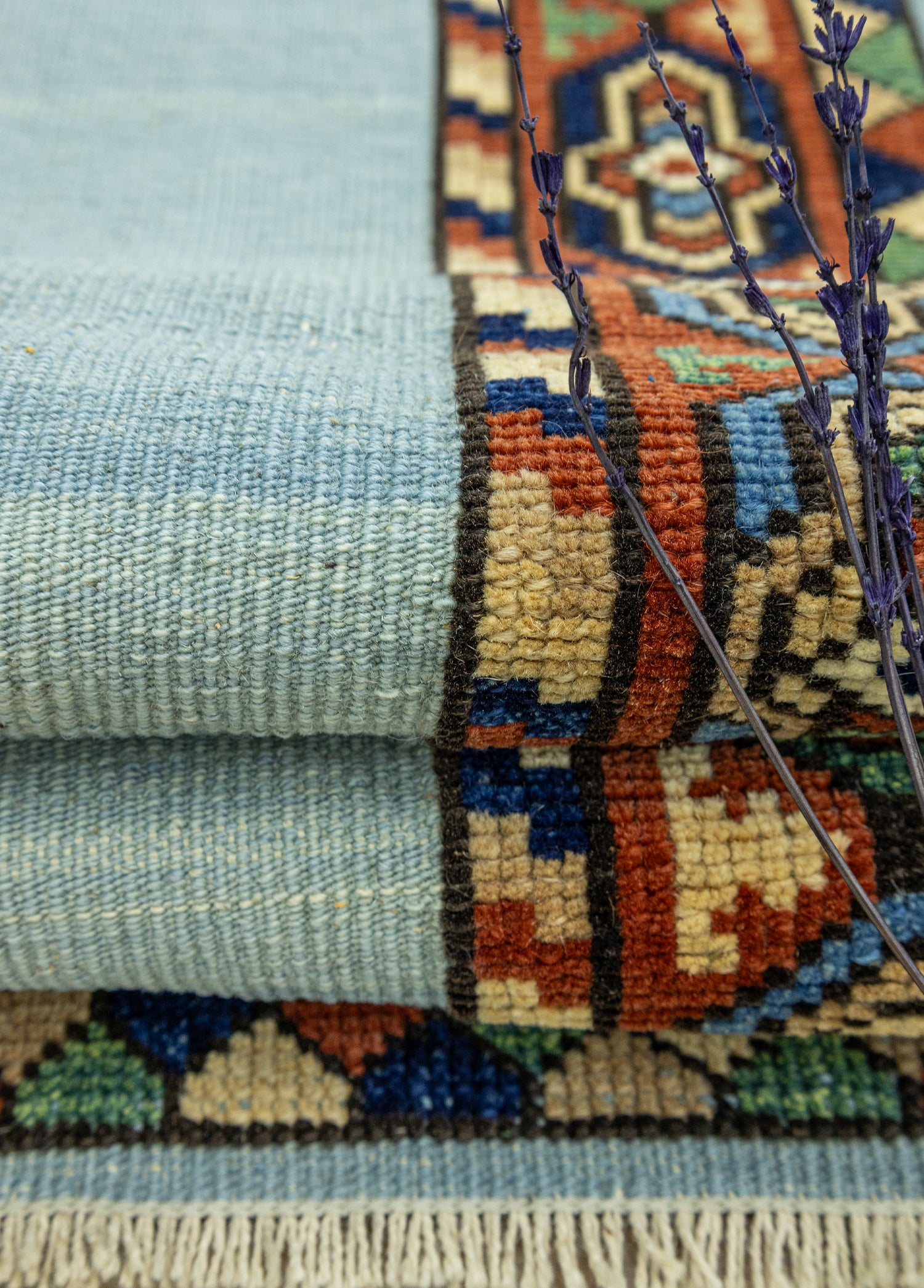 Boraz Etnik Tasarımlı Halı Kilim 111x136 cm