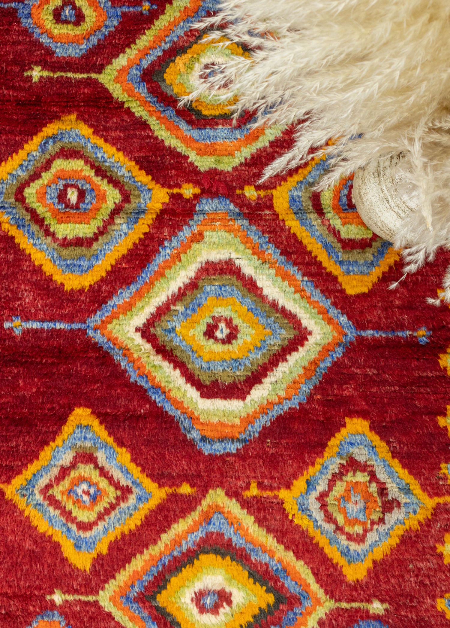 Abay Moroccan Tarzı El Dokuma Shaggy Halı 140x197 cm
